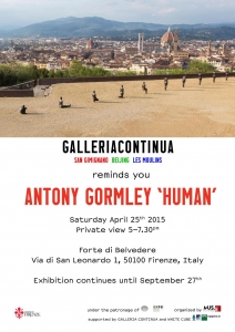 GALLERIA CONTINUA, ANTONY GORMLEY 'HUMAN'