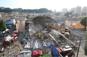 [속보]광주경찰, 동구 건물 붕괴 시공사 사무실 압수수색