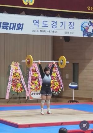 여수시청 이주현 주문관, 전남체전 역도 종목 ‘동메달’ 획득