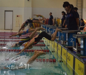 제7회 교육감배 초교 수영 대회 개최
