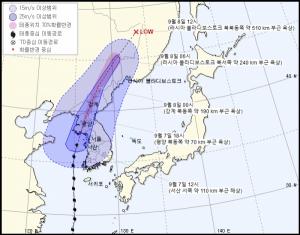 태풍 위치, 북한 황해도 해주 상륙...태풍 피해, 인천대교 통제