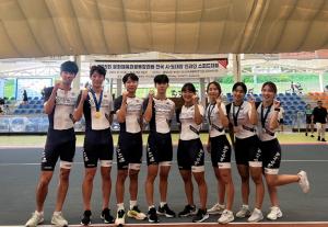 여수시청 롤러팀, 문체부장관배 전국 인라인대회서 총 7개의 메달 획득