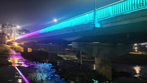 광주 서구, 신유촌교 야간경관 설치